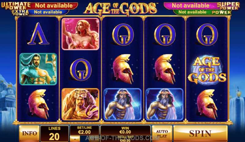 Age of the Gods Play Real Money