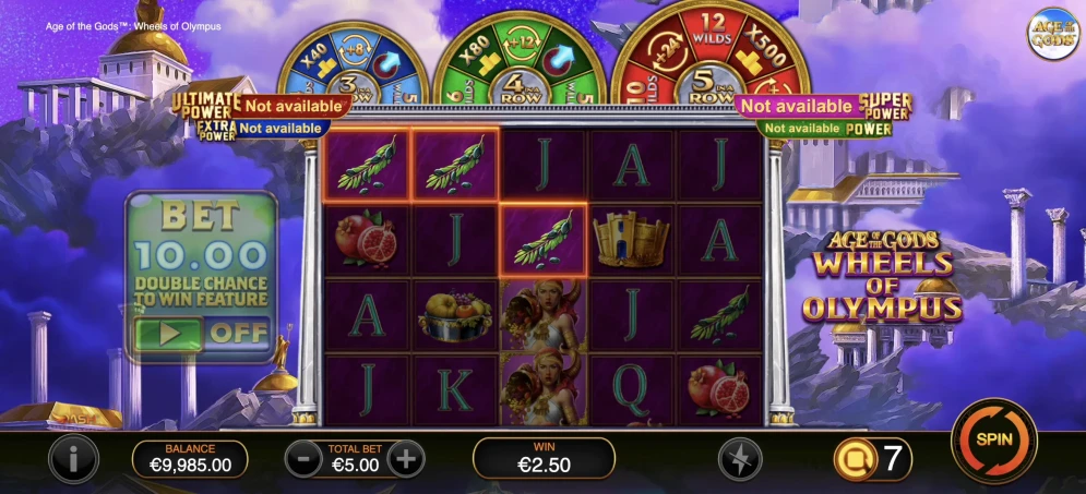 Age of the Gods: Wheels of Olympus Slot
