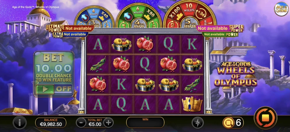 Age of the Gods: Wheels of Olympus Slot