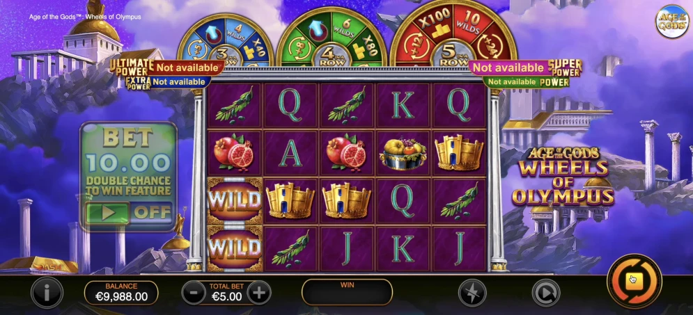 Age of the Gods: Wheels of Olympus Slot