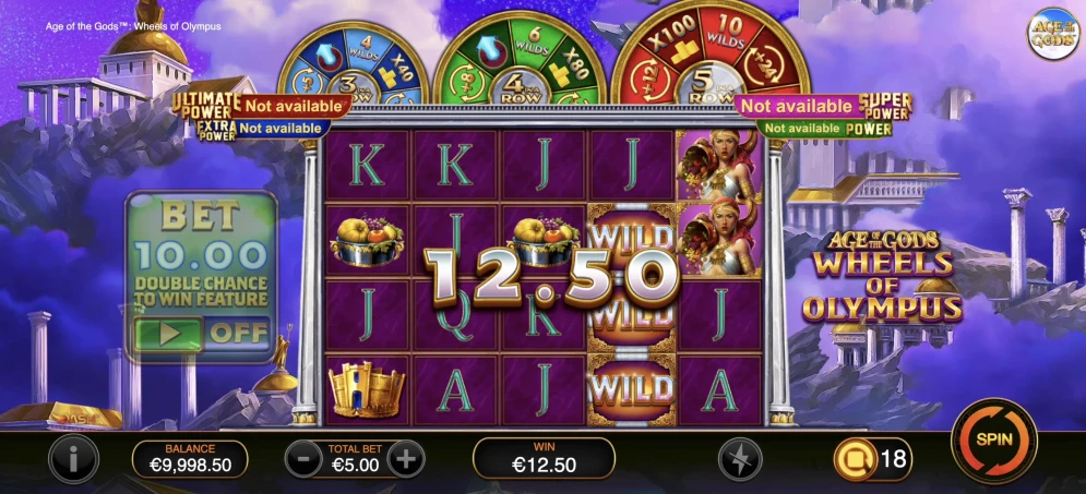 Age of the Gods: Wheels of Olympus Slot
