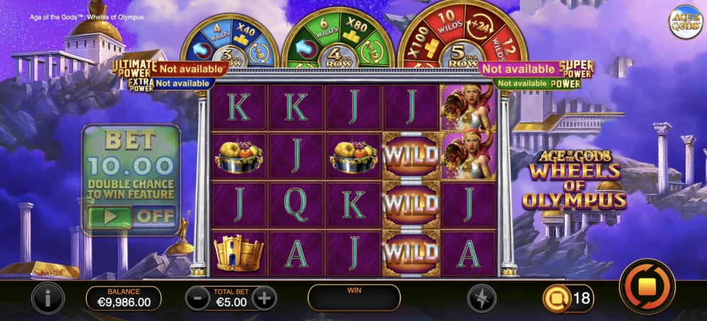 Age of the Gods: Wheels of Olympus Slot